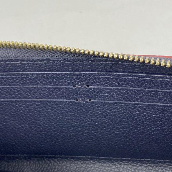 LOUIS VUITTON Red Monogram Wallet - Picture 7 of 10